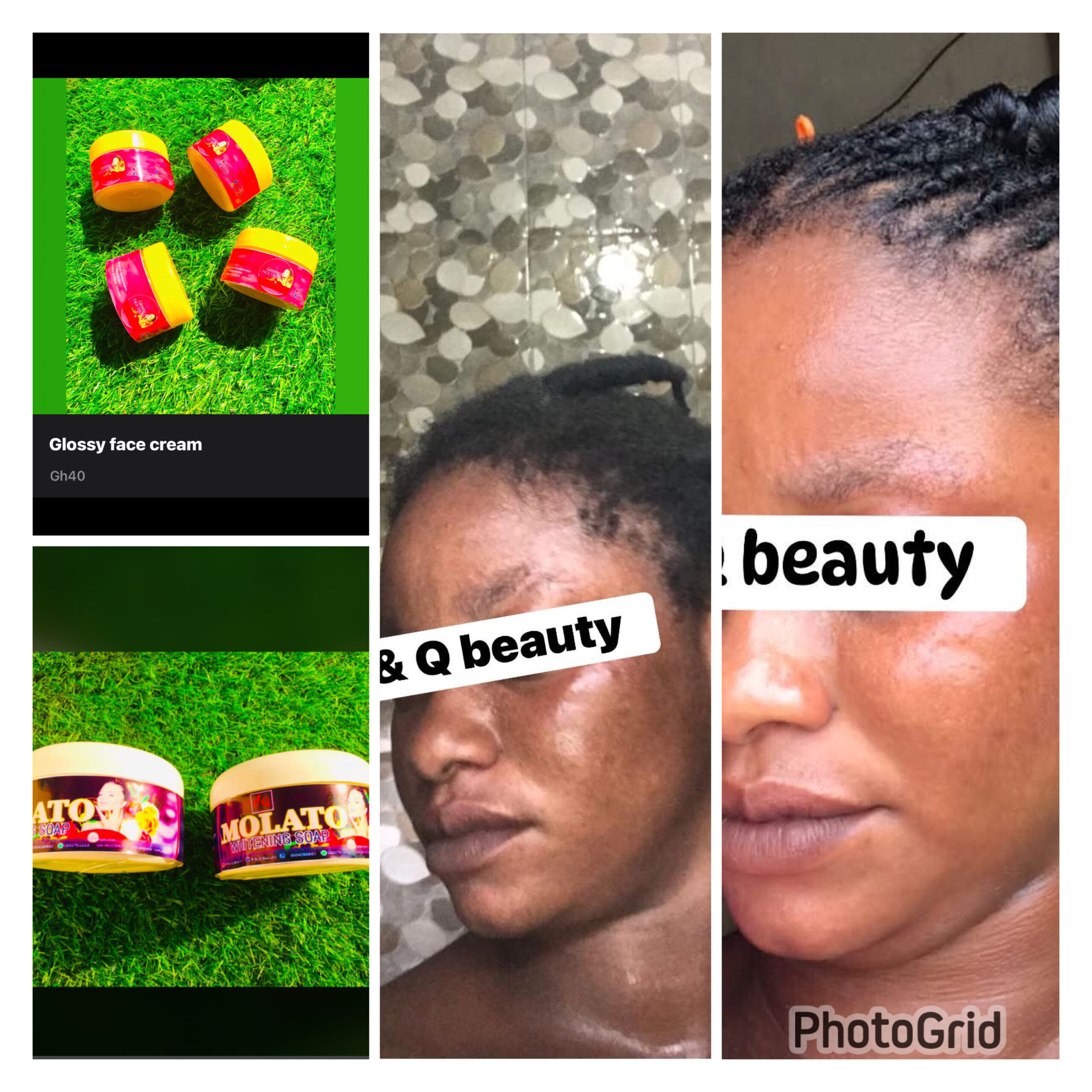 Half cast whitening set