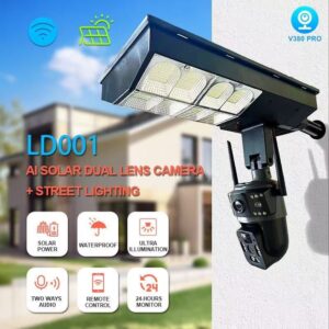 AI SOLAR DUAL LENS CAMERA + STREET LIGHTING