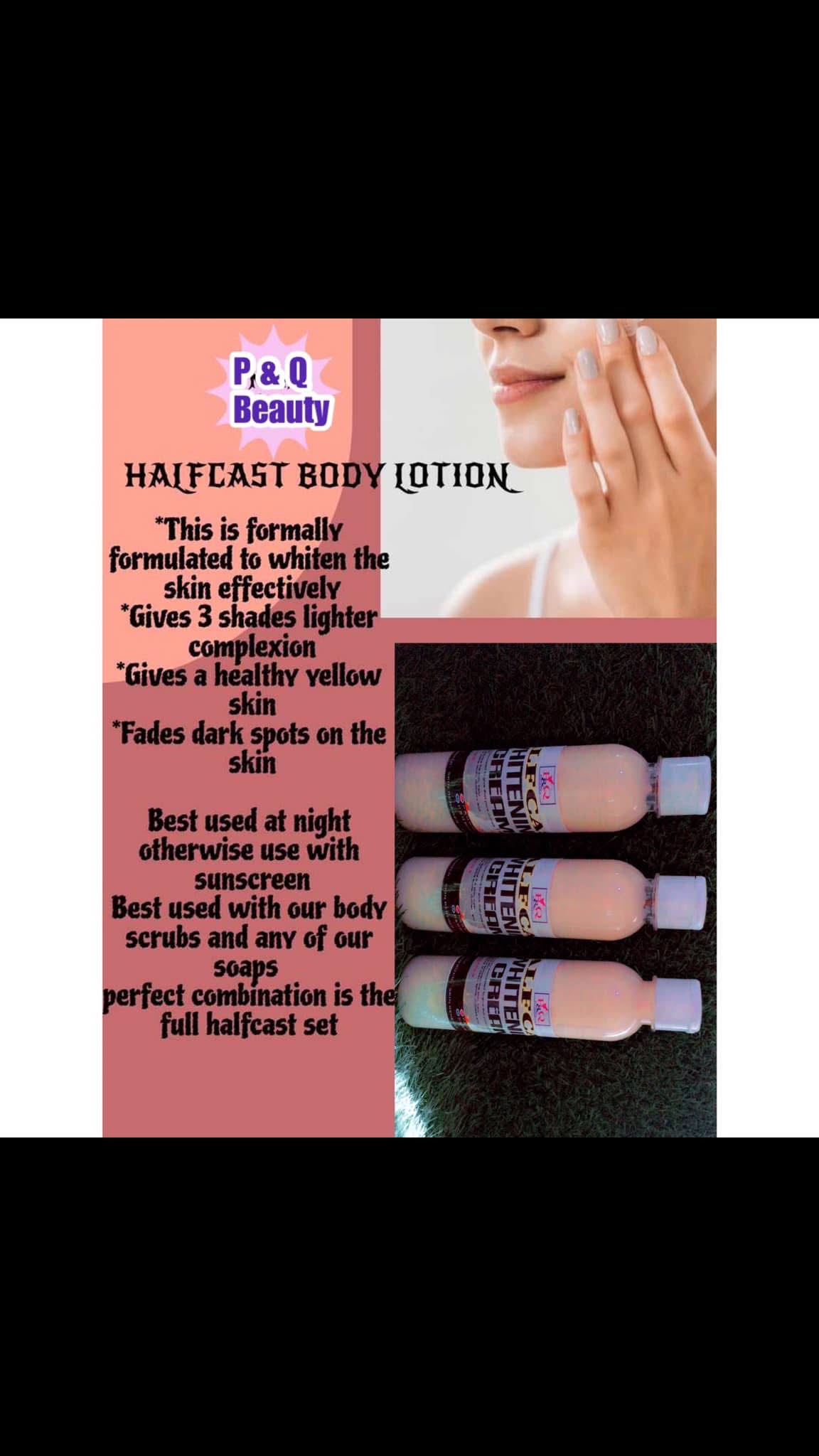 Half cast whitening set