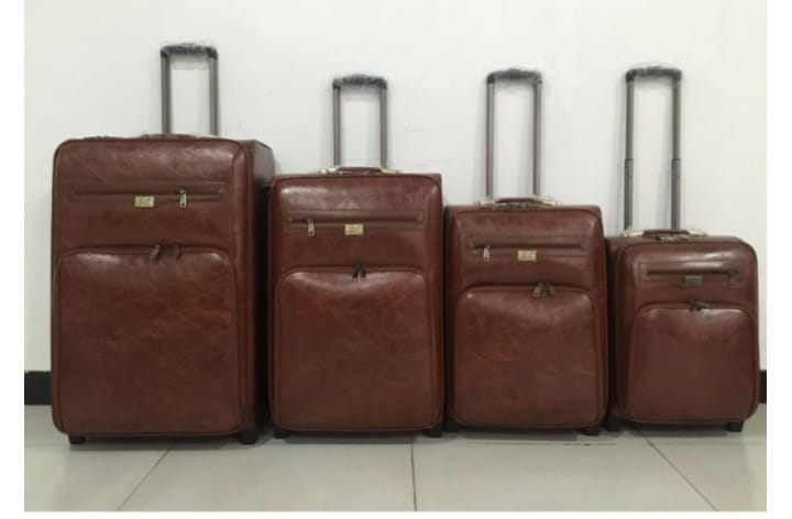 Leather Travelling Bag- 4 Set