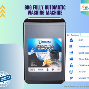 SIGMA 8kg Fully Automatic Washing Machine